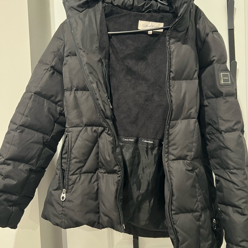 Calvin Klein Black Textured Jacket